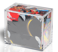 Boîtier en acrylique pour boîte de boosters Pokémon ETB et Mega Dream Ex High Class avec protection UV et coins arrondis
