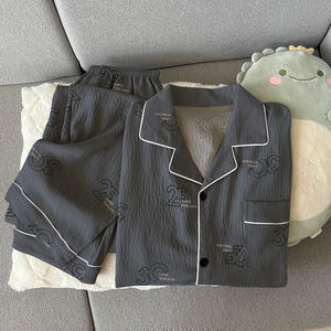 Новое поступление мужской повседневный комплект из пижамной одежды с длинным рукавом-реальные фотографии-оптовая продажа - Product Image 2