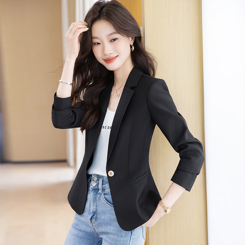 black suit