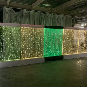 Panel de Pared de Burbujas de Agua Acrílico con Luces LED, Cortina de Agua Fluida, Panel de Burbujas Decorativo - Product Image 5