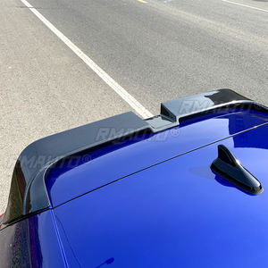 Aileron de toit arrière pour Volkswagen Golf 8 MK8 2020-2021 Noir Brillant, Garniture de Spoiler de Coffre Arrière - Product Image 5