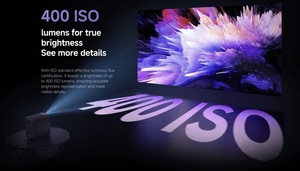 โปรเจคเตอร์อัจฉริยะ <span class=keywords><strong>Xiaomi</strong></span> L1โปรแอนดรอยด์ Google TVS จอแสดงผลมิเรอร์400 ISO COLOUR ความคมชัดความละเอียด1080P - Product Image 5