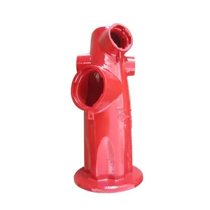 OEM Good Quality Ductile Iron Anticollision Pillar Type Fire Hydrant Body Casting