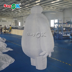 Inflatable Di Chuyển Phim Hoạt Hình Cuộc Sống Kích Thước Baymax Inflatable Baymax Trang Phục - Product Image 6