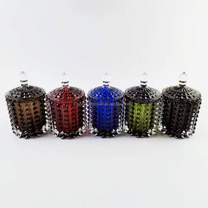 Personalizzato 8oz cristallo trasparente bolla Tealight di vetro portacandele per fare la candela - Product Image 2