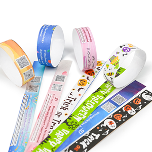 Braccialetti di Carta Impermeabili per Eventi e Festival - Stile Antico Imitazione con Logo Personalizzato Stampa Digitale Regalo Promozionale Novità - Product Image 5