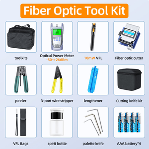 Kit d'outils réseau FTTH Saivxian Skl-60s, sac personnalisable OEM, localisateur de défaut visuel, puissance <span class=keywords><strong>optique</strong></span>, connecteur SC, <span class=keywords><strong>fibre</strong></span> 4G 3G - Product Image 2