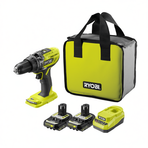Perceuse-visseuse à percussion Ryobi 18V avec 2 batteries et sac R18PD3-220S - Product Image 2