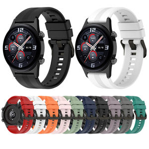 22MM Pour L'honneur <span class=keywords><strong>Montre</strong></span> <span class=keywords><strong>GS3</strong></span> Bande Bracelet En Silicone Pour Huawei <span class=keywords><strong>Honor</strong></span> GS 3 Correa Smartwatch Bracelet Bracelet De Rechange - Product Image 1