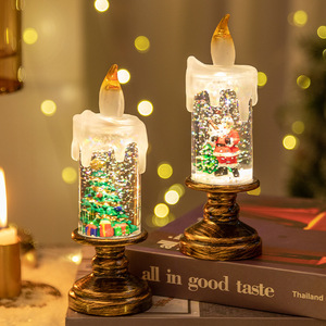 Nuevas Decoraciones Navideñas Creativas <span class=keywords><strong>de</strong></span> China, Luces <span class=keywords><strong>de</strong></span> Vela con Diseño <span class=keywords><strong>de</strong></span> Papá Noel, Adornos <span class=keywords><strong>de</strong></span> <span class=keywords><strong>Bolas</strong></span> <span class=keywords><strong>de</strong></span> <span class=keywords><strong>Cristal</strong></span> con Dibujos Animados <span class=keywords><strong>de</strong></span> <span class=keywords><strong>Nieve</strong></span>, Modelo 32659 - Product Image 4