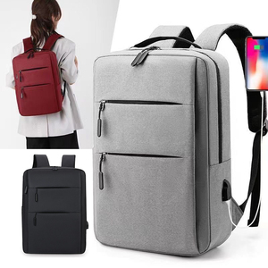 Haibowy unisex kinh doanh Trọng lượng nhẹ thông minh USB sạc Rucksack giải trí thể thao ba lô tùy chỉnh người đàn ông mỏng máy tính xách tay Ba lô - Product Image 2