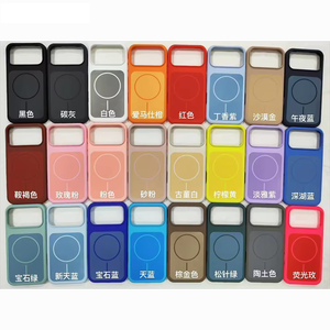 เคสโทรศัพท์ซิลิโคนเหลว S087 พร้อมแผ่นแม่เหล็กด้านหลังสำหรับ iPhone 17 Pro Max เคสกันกระแทกสำหรับ 17 Coque Telephone - Product Image 6