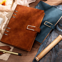Carnet de notes haut de gamme A5 avec logo personnalisé du fabricant, journal de bureau créatif avec boucle, personnalisation professionnelle