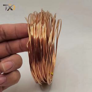 أفضل سعر لفائف النحاس النقي الأسلاك الكهربائية النحاس المينا 10 سلك النحاس لكابل - Product Image 5