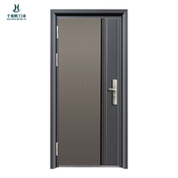 Porte de Sécurité Intelligente Antivol en Alliage d'Aluminium et Acier pour Villa de Luxe, Ouverture Coulissante, Garantie 3 Ans, Idéale pour Appartement