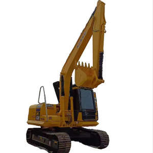 Miniexcavadora usada Komatsu, equipo de construcción sobre orugas original japonés, motor Cummins, máquinas de movimiento de tierras PC130 - Product Image 1