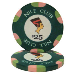 Jetons de poker en céramique Nile Club 10 grammes - Product Image 5