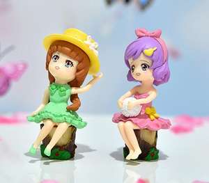 Mini figurines de mariage vnox pour couples filles, souvenir d'action - Product Image 6