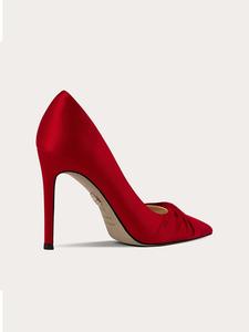 <span class=keywords><strong>Scarpe</strong></span> da sposa in raso di seta rossa <span class=keywords><strong>scarpe</strong></span> Xiuhe per tostare abbigliamento da bere <span class=keywords><strong>scarpe</strong></span> con <span class=keywords><strong>tacco</strong></span> alto da donna di piccole dimensioni - Product Image 5