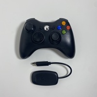Control Remoto Inalámbrico para Juegos de 2.4GHz con Motor de Vibración - Control con Palanca 3D para Xbox 360, Receptor USB Incluido