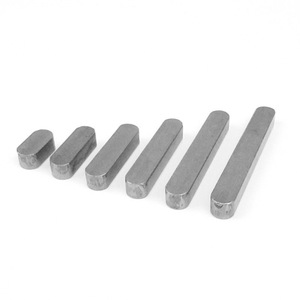 Chaveta Paralela <span class=keywords><strong>DIN6885</strong></span> Personalizada Redonda 5*5*10 y Chaveta Plana de Acero al Carbono con Extremos Cuadrados 4*4*10 - Product Image 5