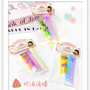 Mini <b>Bubble</b> Wand Handheld Bottle Multi Hole <b>Bubble</b> Blowing Toy For <b>Kids</b> 2-4 Years Plastic Unisex Gift - Product Image 4