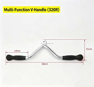 Poignée de machine de musculation, accessoire de fitness, barre de traction pour rameur et lat pulldown - Product Image 5