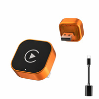 Convertidor Inalámbrico CarPlay, de Cableado a Inalámbrico, Baja Latencia, Control por Voz, Bluetooth, Venta Directa de Fábrica