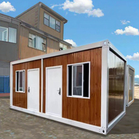 Architecture préfabriquée de colonne structurelle en acier à faible coût Maison de conteneur résidentielle extensible de conception contemporaine