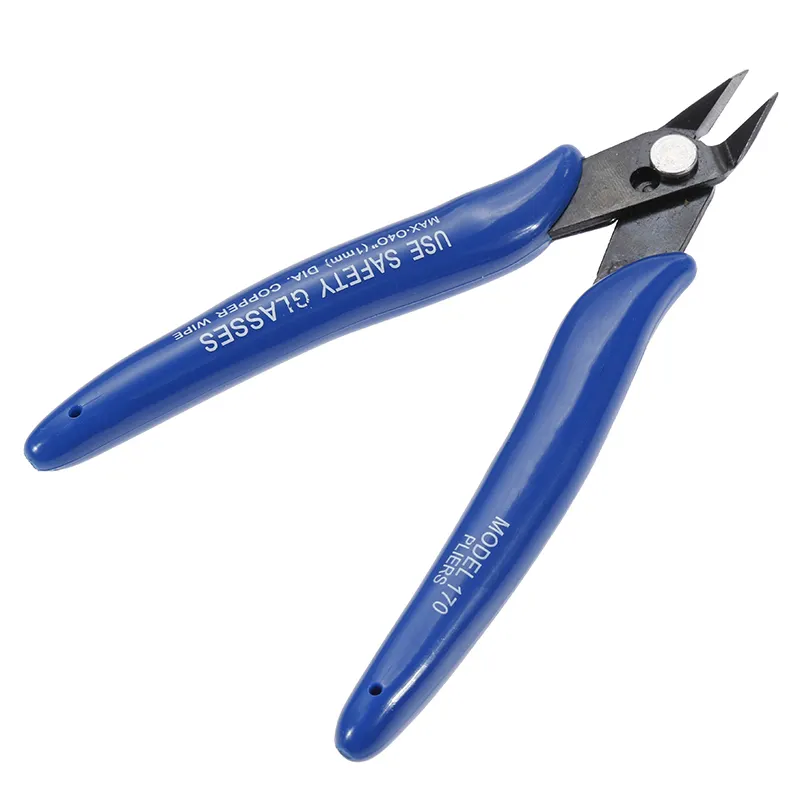 Hand Tools Electrical Wire Cable Cutters Cutting Side Snips Flush Pliers Nipper Anti-slip Rubber Mini Diagonal Pliers