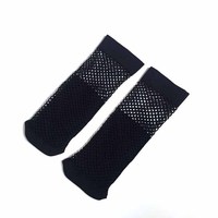 Bas de cheville en résille pour femmes, vintage, usine, pas cher, Tube en maille, Sexy, nœud court