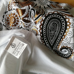 T-shirt à fond rond en Polyester pour hommes, RPET, 65% coton, matelassé, 35% g, 200gsm - Product Image 6