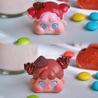 QOQO MINIFACE Boîte Mystère Thème Chocolat, Poupée Mignonne Tendance, Mini Figurine & Ornement