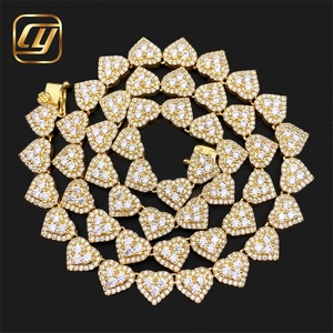 925 Sterling Silver GRA Certificated Hip Hop 8MM <b>Iced</b> <b>Out</b> VVS Moissanite Diamond Fine Jewelry Cuban Link <b>Chain</b> Necklace - Product Image 2