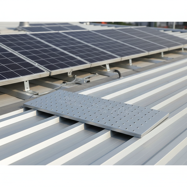 Anti-slide ZAM Solar Walkway Solar Panel Rooftop Walkway Solar ZAM Steel Walkway