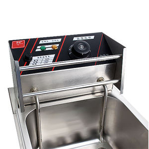 Freidora comercial de gas de doble tanque – Equipo de cocina de acero inoxidable para encimera - Product Image 3