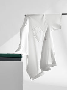 Camiseta de Manga Corta para Hombre, Estilo Japonés, Holgada, con Doble Bolsillo y <span class=keywords><strong>Dobladillo</strong></span> Abierto, 100% Algodón de 300 g/m², Nueva Colección 2024 - Product Image 5