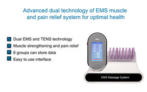 Masseur EMS/Machine portable à 8 canaux pour le soin complet du corps/Appareil pour le soin musculaire et le bien-être corporel/Contouring corporel - Product Image 2