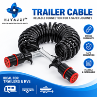 Fil de câble électrique Flexible de tuyau d'air de remorque de prise à 7 voies robuste pour des pièces de camion de qualité supérieure de camions