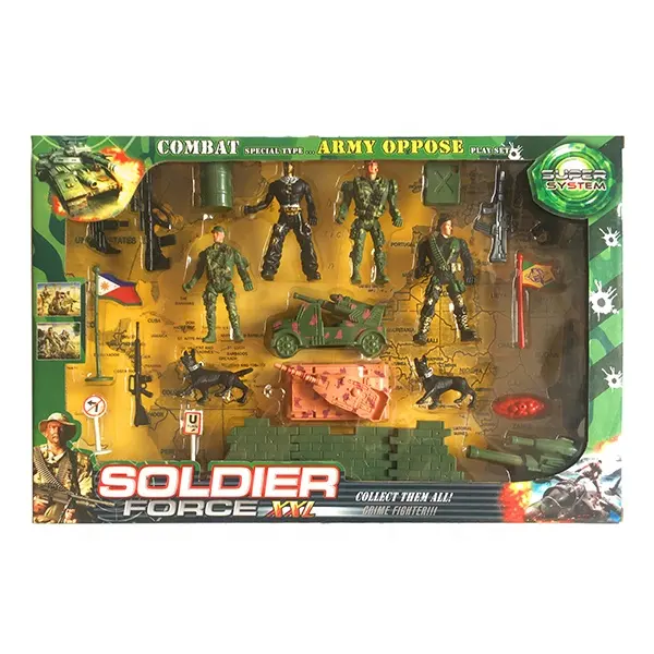 2020子供のための兵士のおもちゃアクションフィギュアセット軍用おもちゃプレイセット
