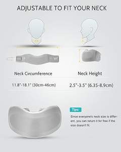 Collier cervical en soie respirante pour un sommeil confortable, correction de la posture, anti-ronflement et soulagement de la douleur - Product Image 4