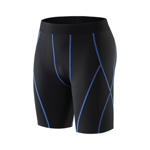 Men's Sporty Elastic Waist High Waist Quick Dry Breathable Athletic Shorts for Running Fitness - Product Image 1