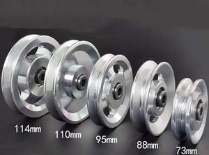 Günstiger Preis 70mm Fitness Gym Sport teil Kabel rad Aluminium legierung Riemens cheibe - Product Image 2