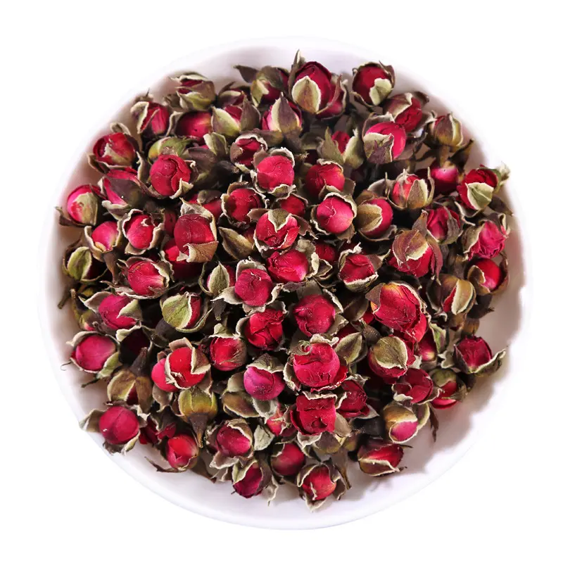 Capullos de Rosa orgánicos al por mayor, capullos de rosa de té de hojas sueltas de alta calidad