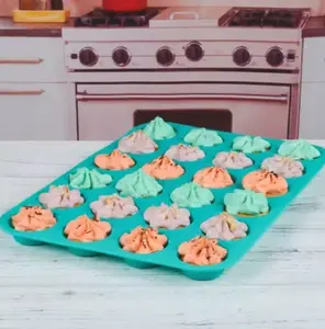 도매 머핀 팬 지속 가능한 비누 케이크 금형 실리콘 비누 금형