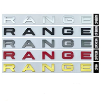 Emblème 3D de style lettre pour capot moteur, pare-chocs arrière et coffre à bagages, compatible avec les logos anglais Land Rover Range Rover