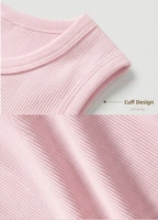 Baumwoll-Jersey Ärmelloser Baby-Body für Jungen und Mädchen, Leichter Sommer-Rüschenanzug, Chinesischer Lieferant, Großhandel