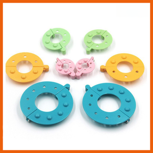 <span class=keywords><strong>Machine</strong></span> <span class=keywords><strong>à</strong></span> pompons en laine 2 pièces, 3,5 cm, 5,5 cm, 7 cm, 9 cm, pour travaux <span class=keywords><strong>d</strong></span>'aiguille, fabrication de poupées, avec plusieurs pelotes de laine colorées - Product Image 2