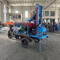 Foreuse hydraulique rotative diesel compacte Liyo pour puits d'eau, moteur robuste pour usage agricole, entretien facile, portable, profondeur max. 200m