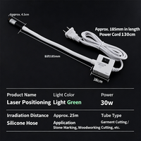 Lumière de guidage laser verte à montage magnétique | Projecteur croisé et linéaire pour machine à coudre et lit de découpe de tissus
